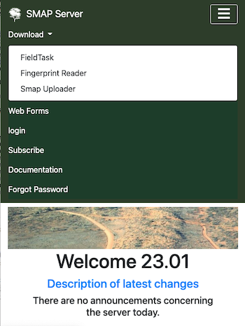 Click on the fieldTask icon to download